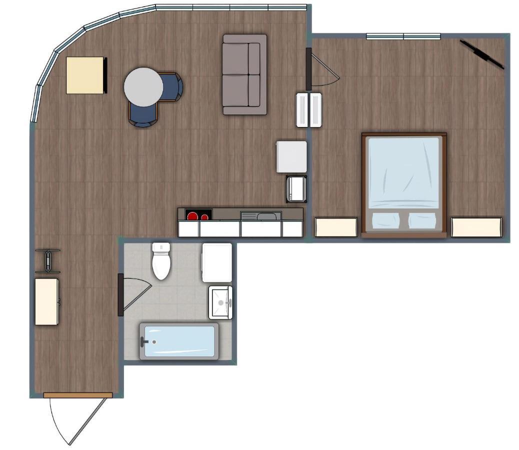 Gagarin Plaza Design Apartment オデッサ エクステリア 写真